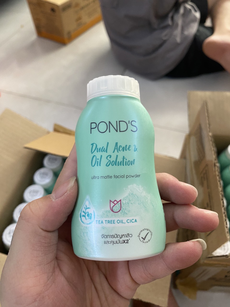 Phấn pond's thái lan, phấn ponds bb - blurring filler - pinkish white glow giúp da khô thoáng, tươi tắn 50g - wincy mart