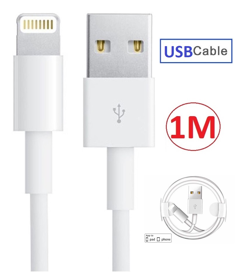 Cáp Sạc Nhanh PD 18W Lightning USB Cho iPhone IPad Dài 1m 2m