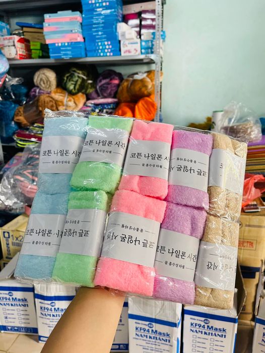 Khăn Mặt Hàn Quốc 30x50cm (màu hoặc sọc)