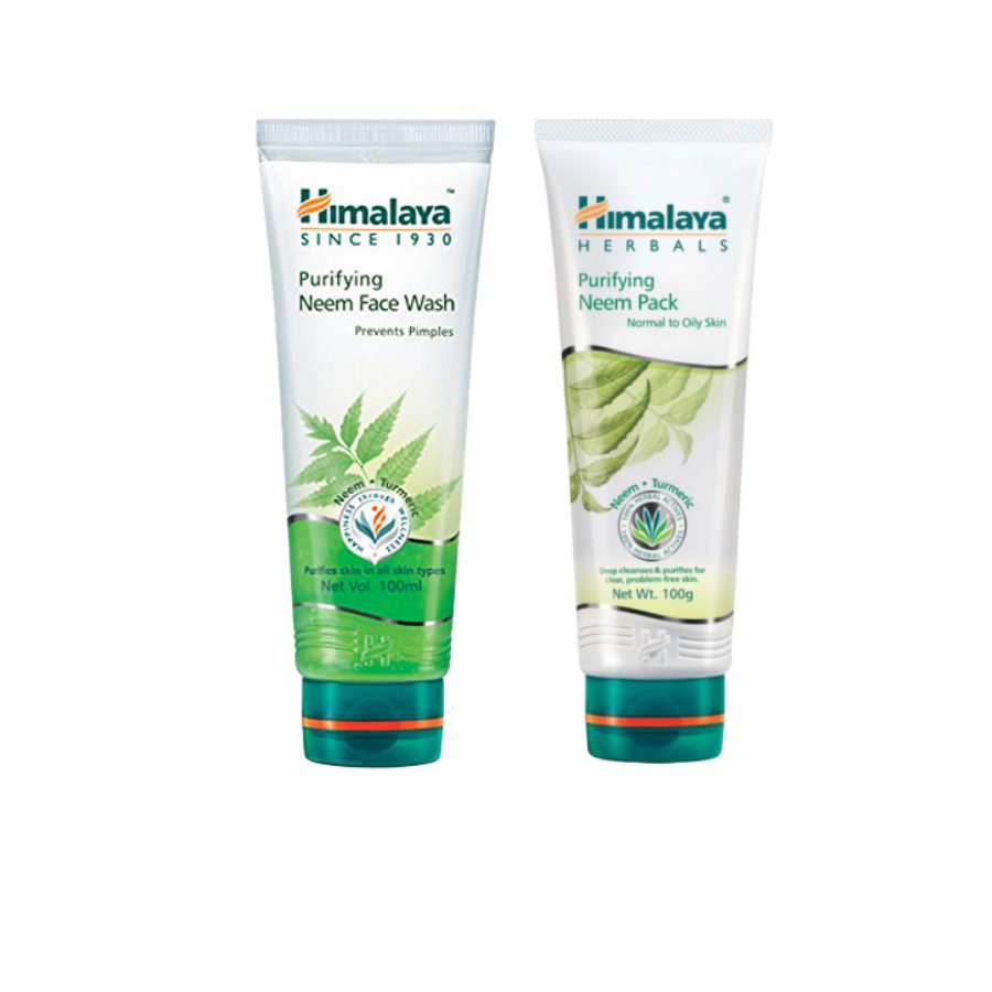 [HÀNG CHÍNH HÃNG]Bộ đôi làm sạch sâu dầu thừa thải độc cho da ( Purifying Neem Face Wash 100ml + Neem Face Pack 100 ml)