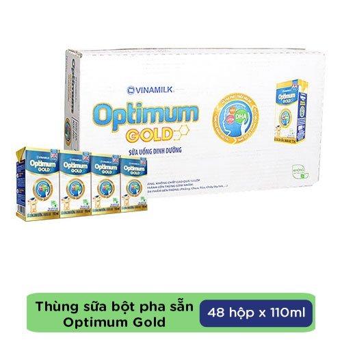 Thùng 48 hộp Sữa bột pha sẵn Optimum Gold 110ml