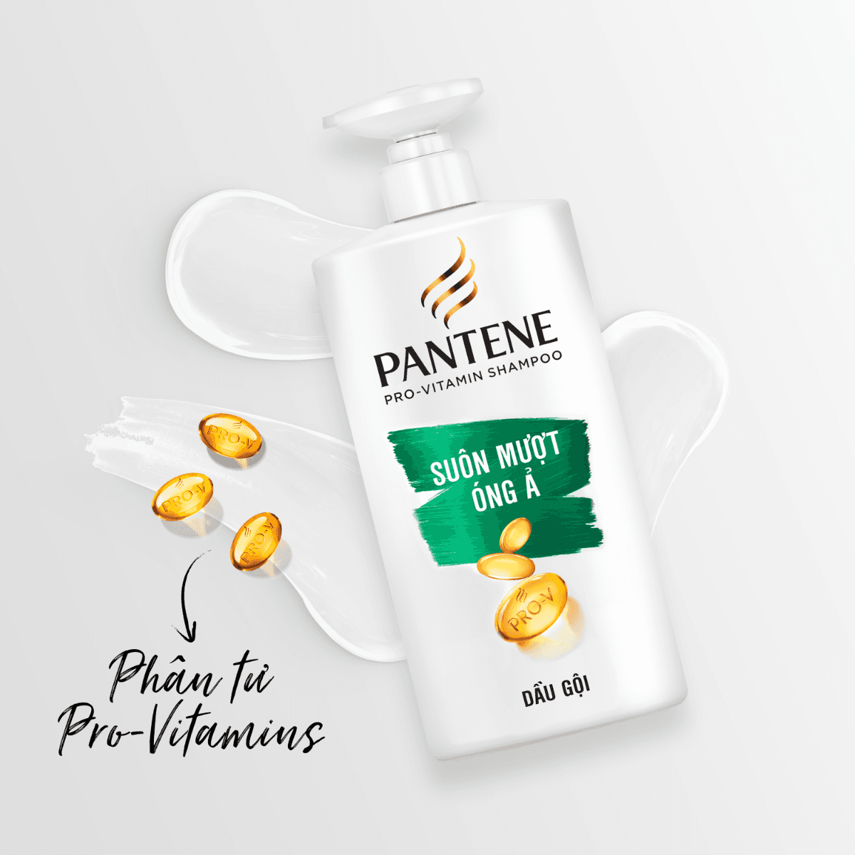 Dầu Gội Suôn Mượt Óng Ả Pantene Silky Smooth Care Shampoo 650Ml