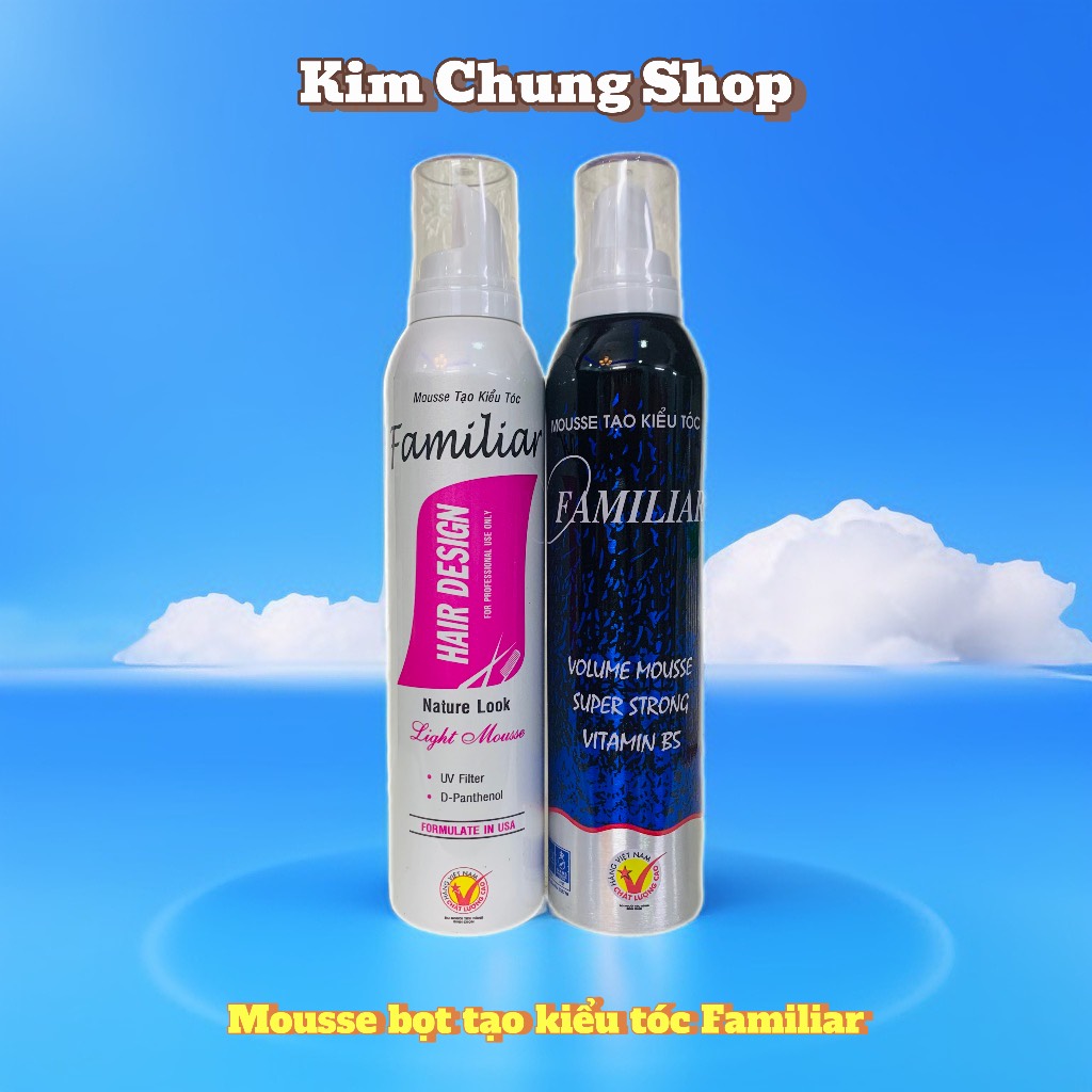 Mousse Tạo Kiểu Tóc FAMILIAR 250ml (Mus cứng/mềm)