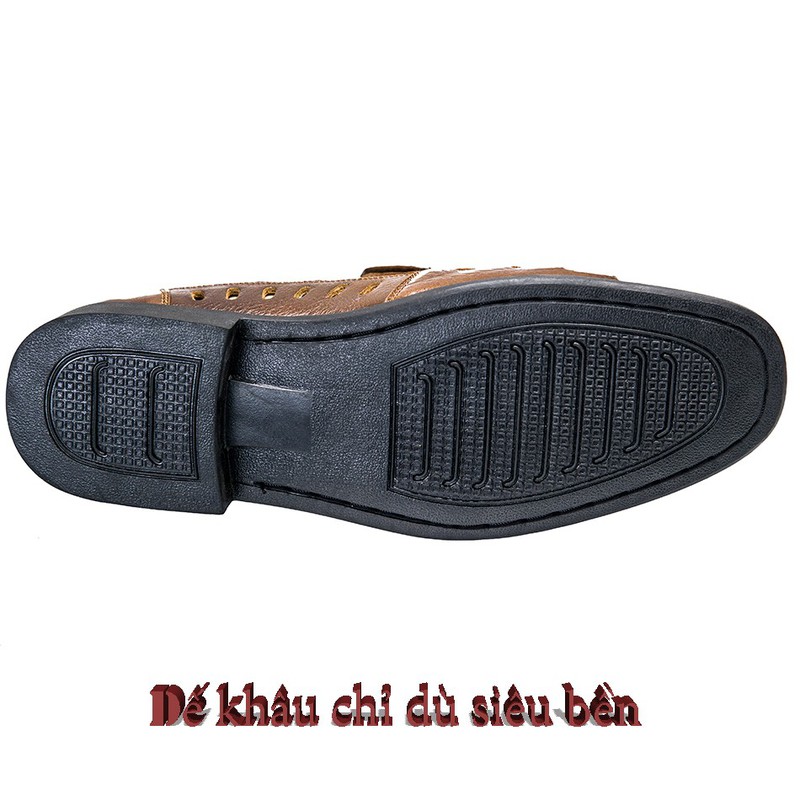 giày hè - giày mọi nam da bò