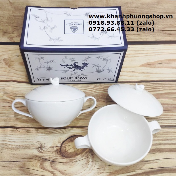 thố súp Anh Vũ sứ Minh Long - thố súp sứ Minh Long
