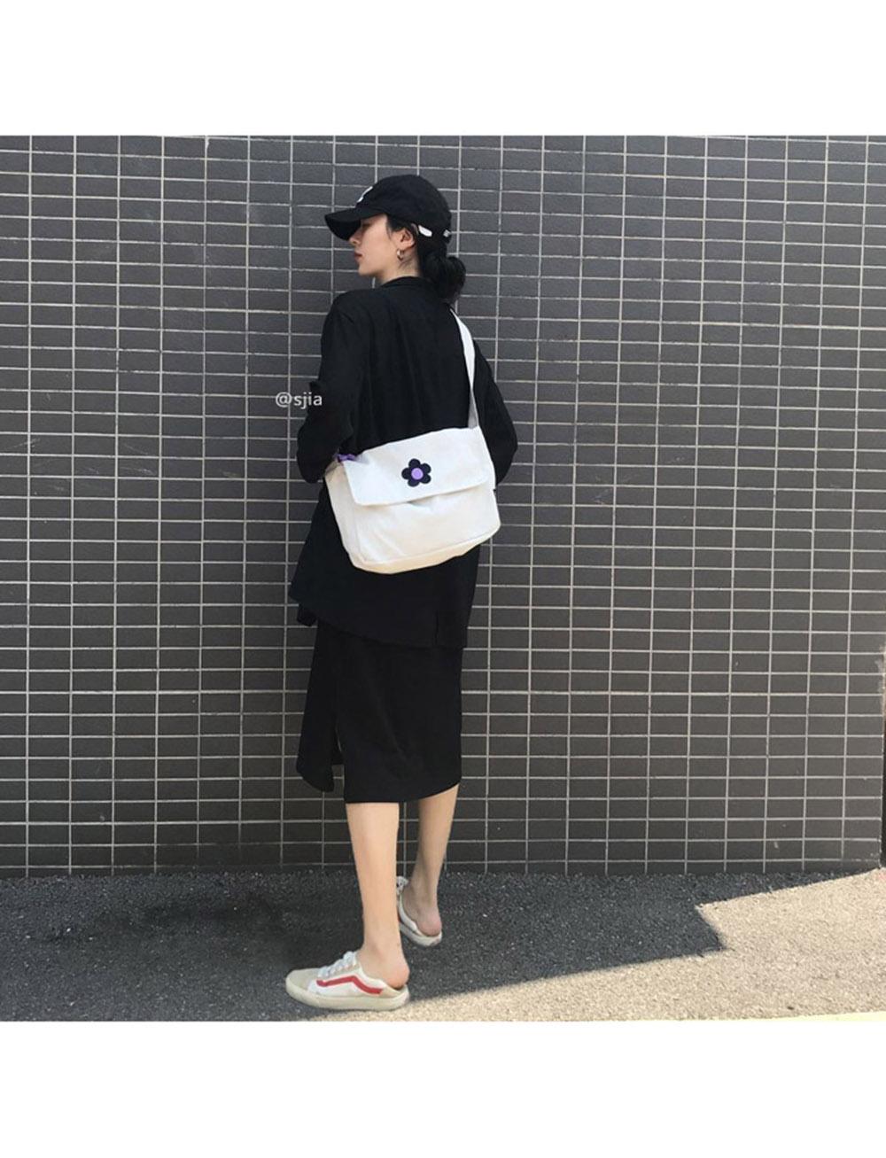 Túi đeo chéo nữ canvas trẻ trung basic SIÊU HOT