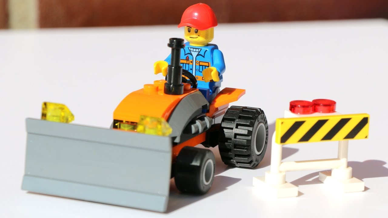 Đồ chơi lắp ráp Lego City 30353 - Polybag Xe máy cày mini - Tractor (Chính hãng)