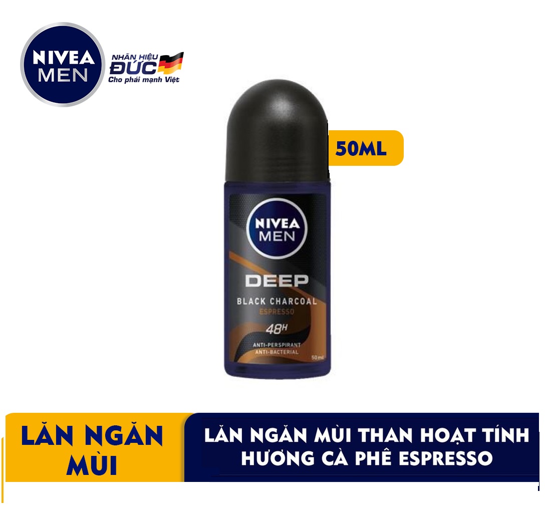 Lăn Ngăn Mùi NIVEA MEN Deep (50 ml)