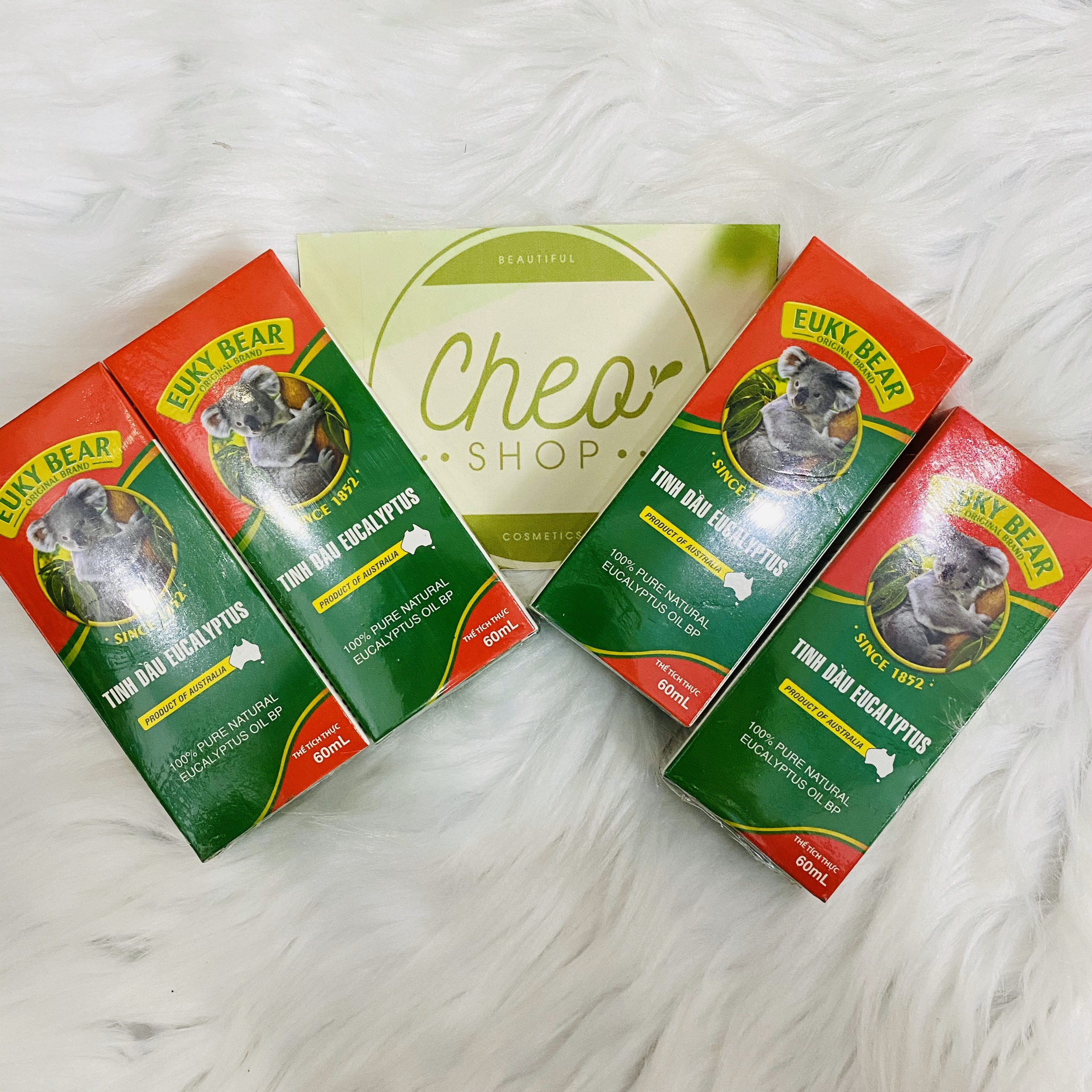 [HCM][MẪU MỚI] Dầu khuynh diệp Úc Euky Bear 60ml