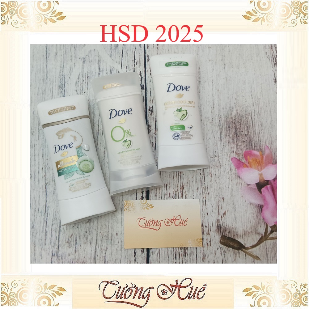 Lăn khử mùi nữ dove hương dưa leo - 74g