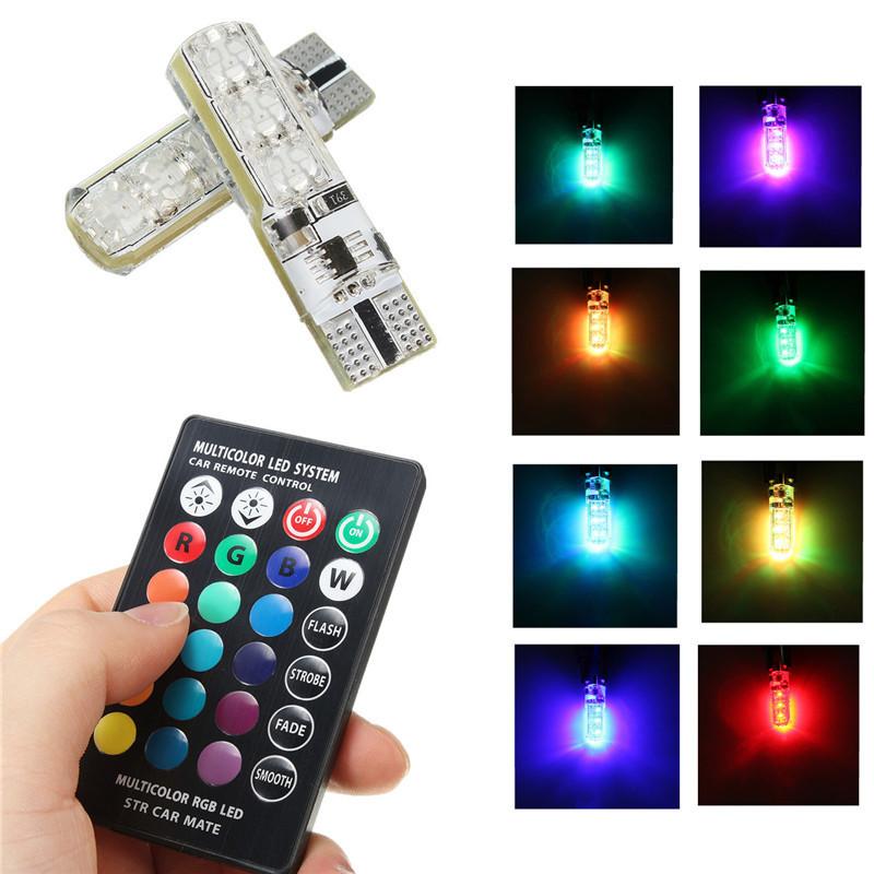 Bộ 2 đèn Led demi 16 màu có remote