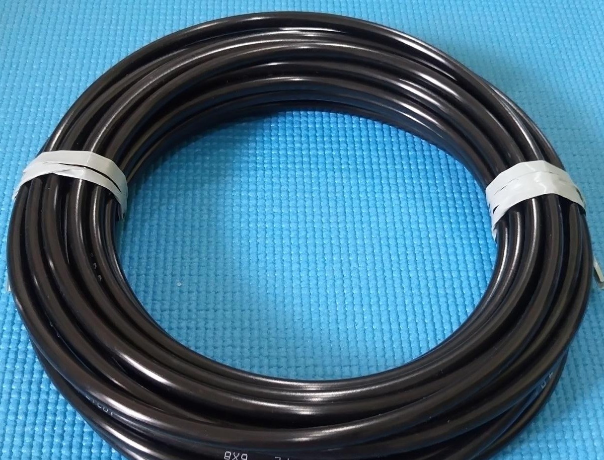 5m dây phun sương 8ly loại dày quy cách PE 8x5mm màu đen