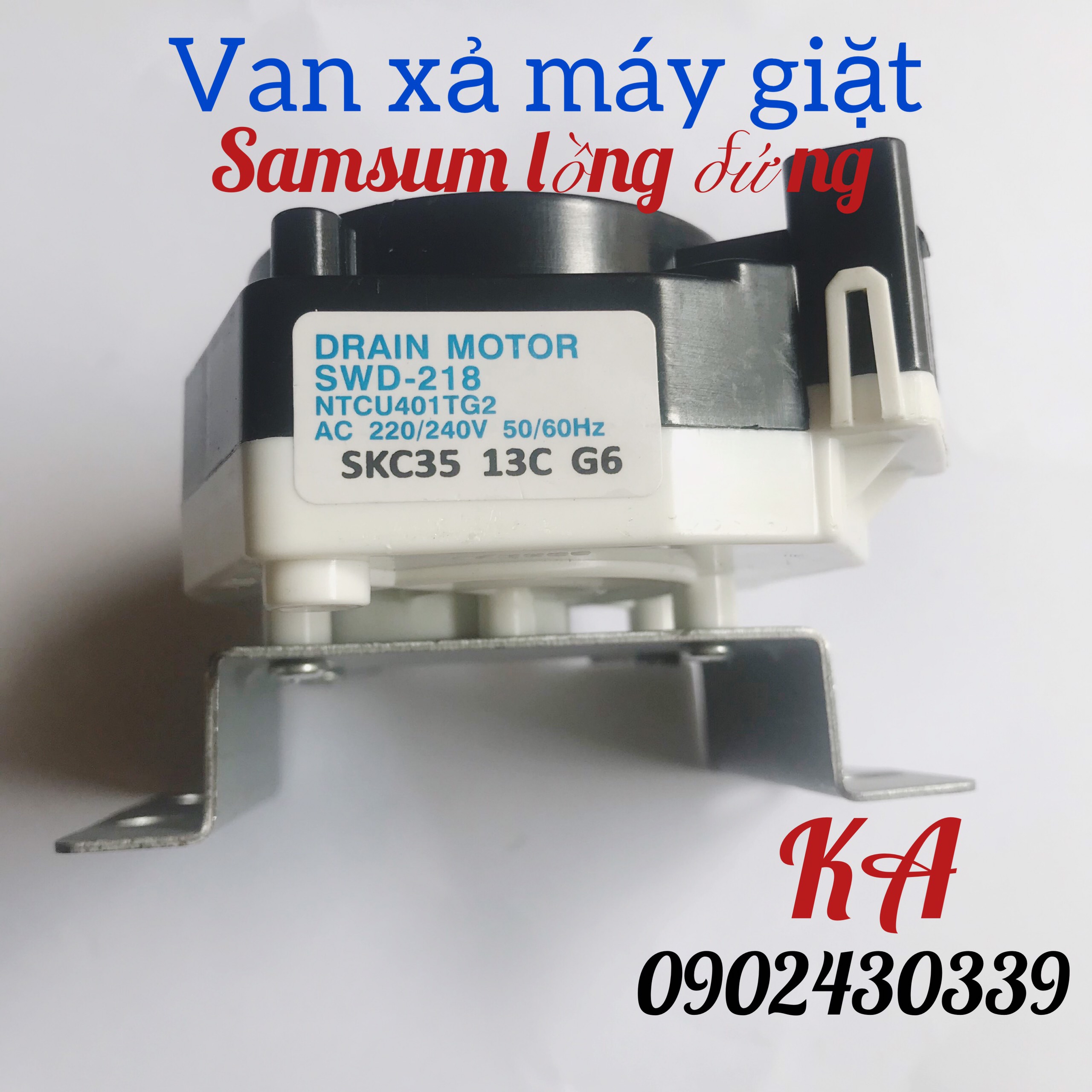 VAN XẢ KÉO MÁY GIẶT SAMSUNG CỬA LỒNG ĐỨNG