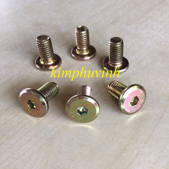 50 con- m8x15mm ốc lục giác chìm đầu dẹt - bulon lục giác