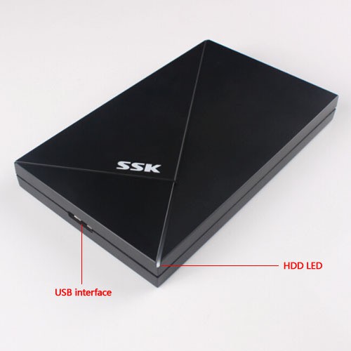 Hộp Đựng Ổ Cứng HDD BOX SATA 2.5 USB 3.0 SSK (SHE-088)