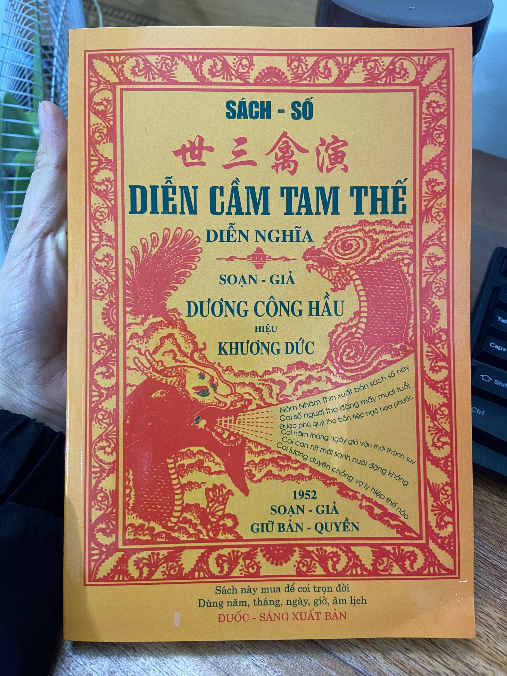 Sách Số - Diễn Cầm Tam Thế Diễn Nghĩa