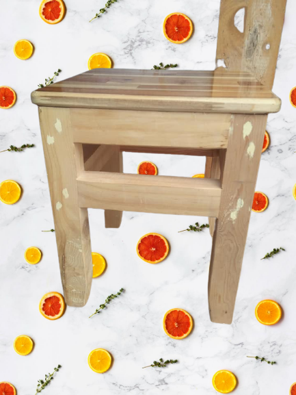 Ghế đôn bằng gỗ thộng cao 35 cm