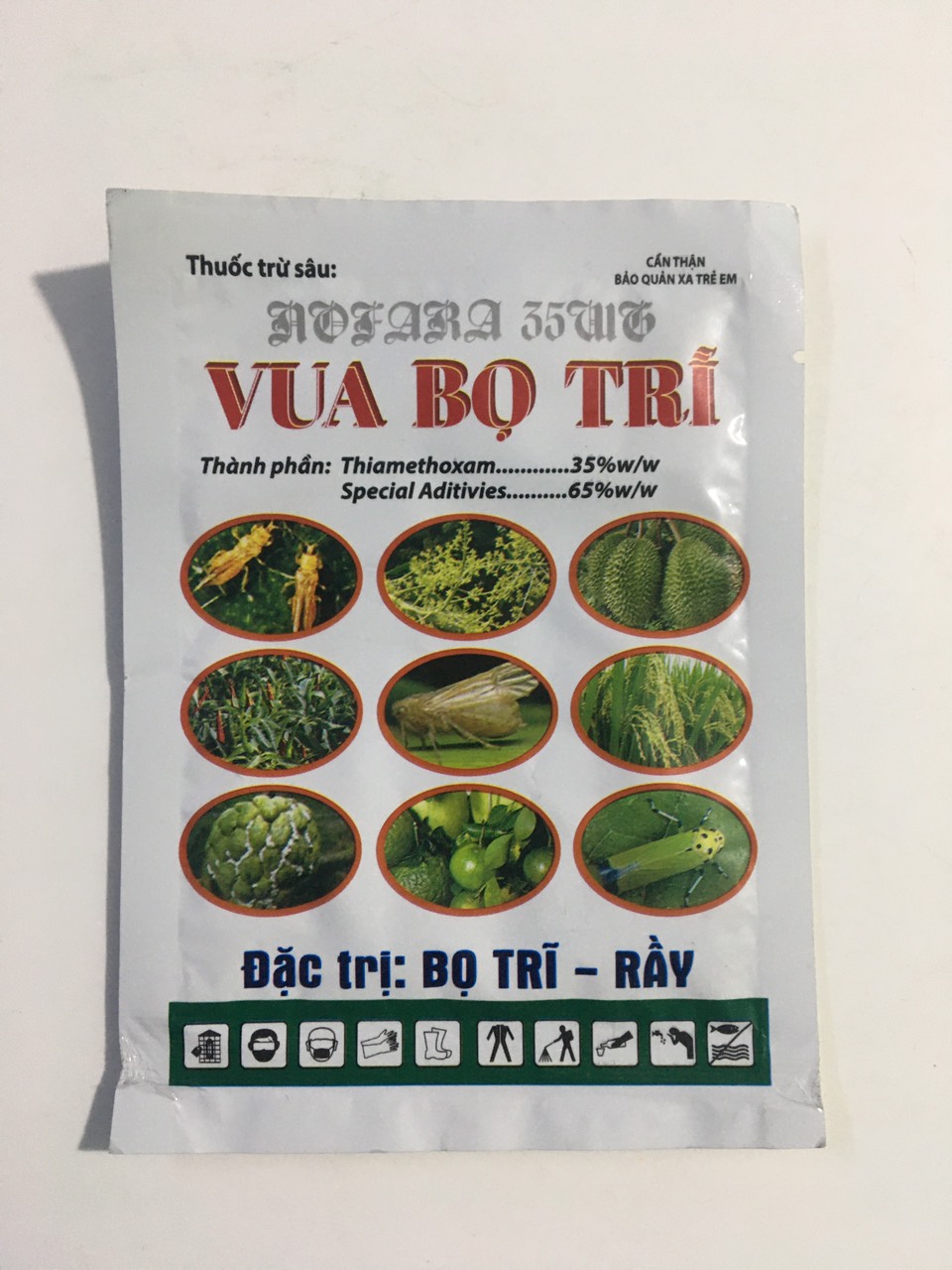 Thuốc trừ Bọ trĩ  (Vua Bọ Trĩ) chuyên trừ Bọ Trĩ , Rầy bọ nhảy muỗi hành bọ cánh cứng hại cây trồng , gói 12 gram