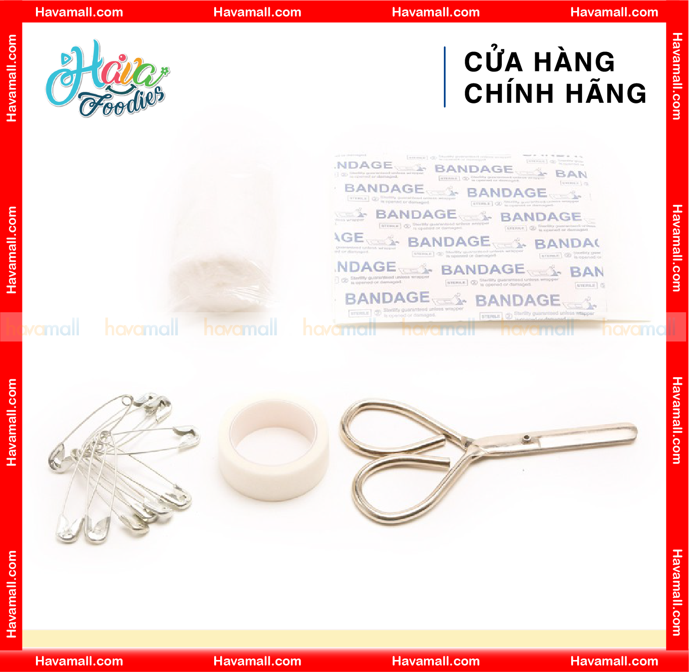 [HÀNG CÔNG TY NHẬP KHẨU] Bộ Sơ Cứu 20 Miếng Tiện Lợi Uncle Bills
