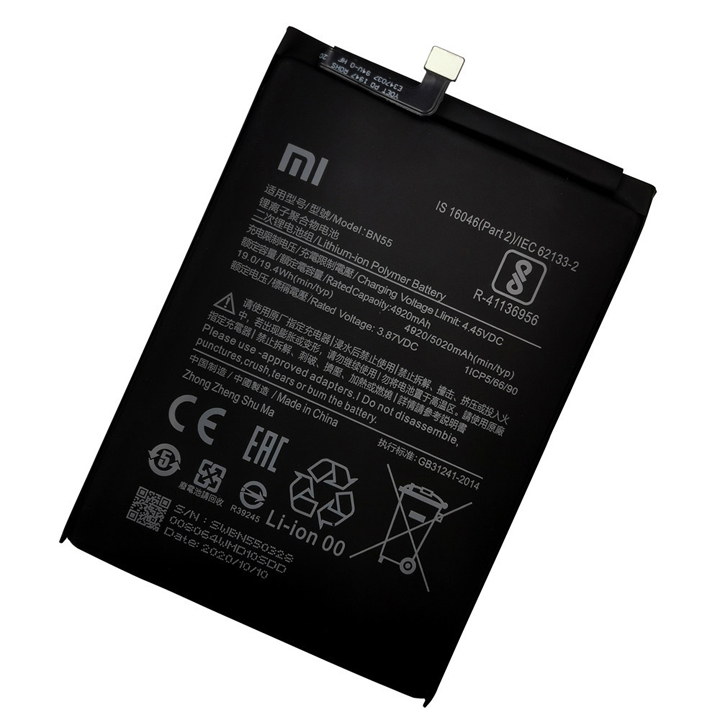 Thay pin xiaomi redmi note 9s chất lượng tốt, pin điện thoại redmi note 9s bảo hành lâu