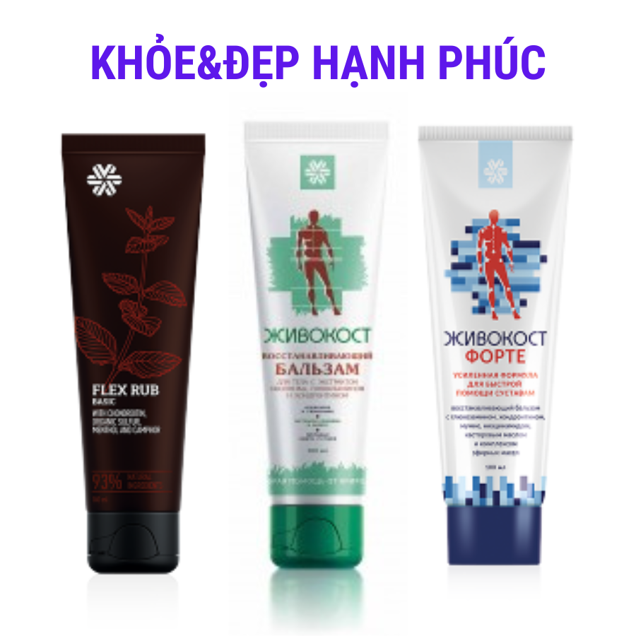 [ Gel xoa khớp ] Kem chăm sóc da SIBERIAN WELLNESS Flex Rub BASIC – 100 ml/tuýp
