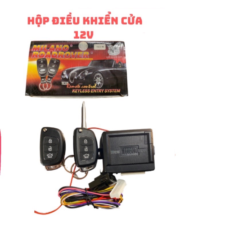 Bộ điều khiển khóa cửa thông minh xe ô tô milano roadrover - toyota, hyundai, kia - keyless entry system - smartkey