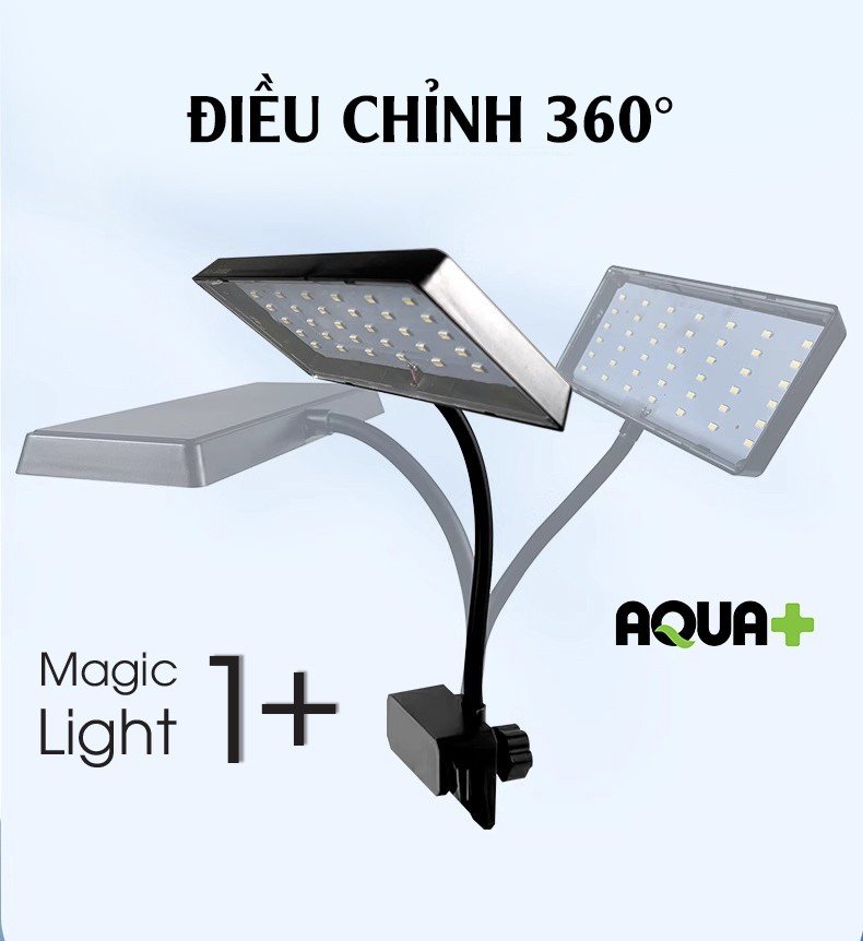 Đèn Led kẹp thanh bể cá cảnh Magic Light 1+