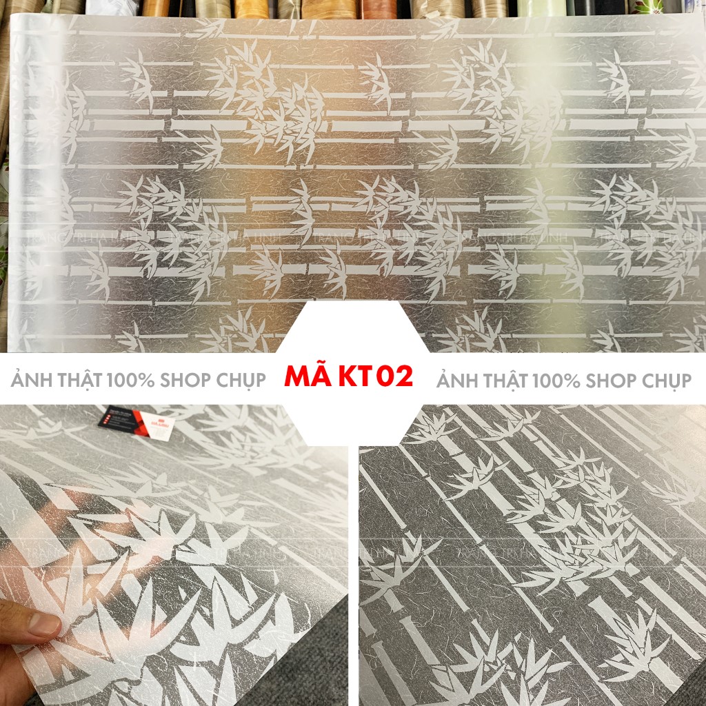 Decal stickers 3D glasses, paper stickers kình matte beautiful pattern window stickers bedroom multi-pattern format 90cm x 50cm