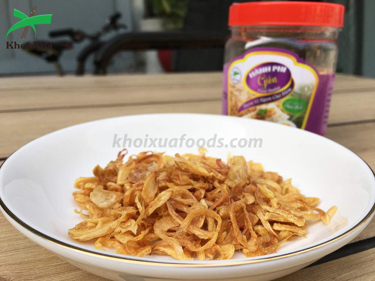 [HCM][Hành Phi Sạch KHƠI FOODS] Hộp 500g Hành Phi Giòn Thơm