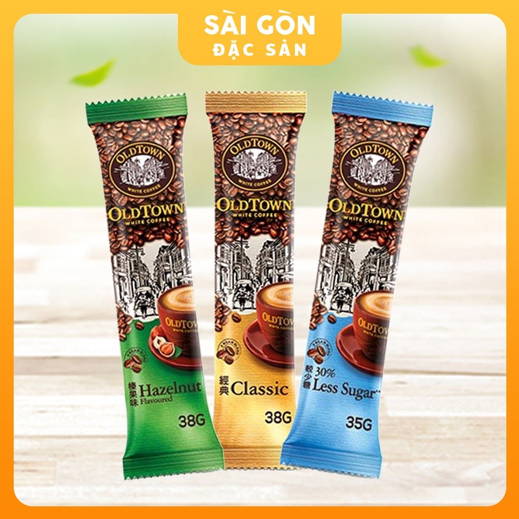 Combo 3 gói nhỏ Cafe Nguyên Chất Oldtown Malayisa
