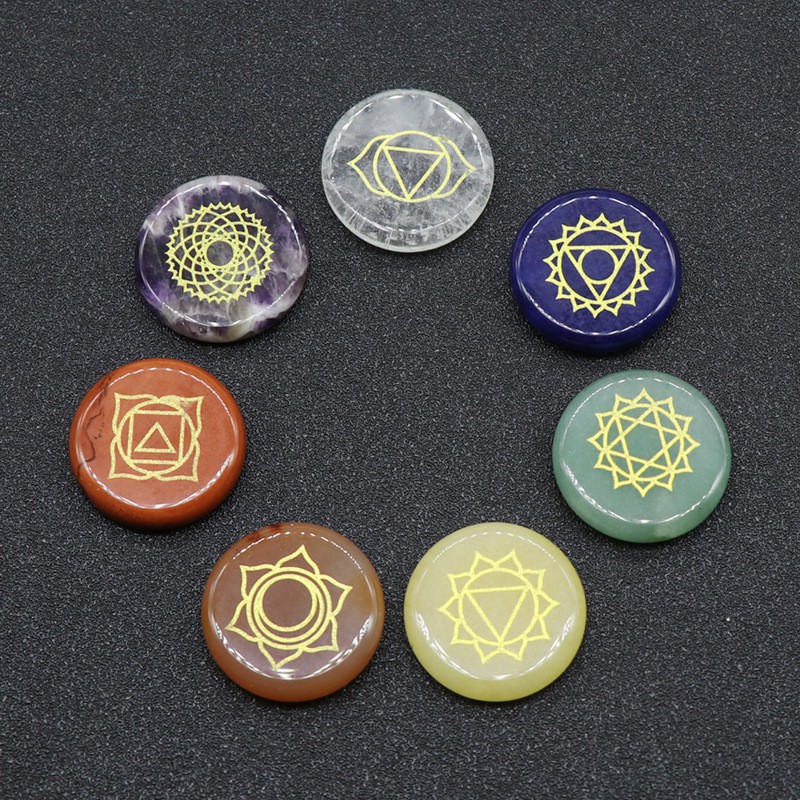 Set 7 Viên Đá Chakra Phong Thủy