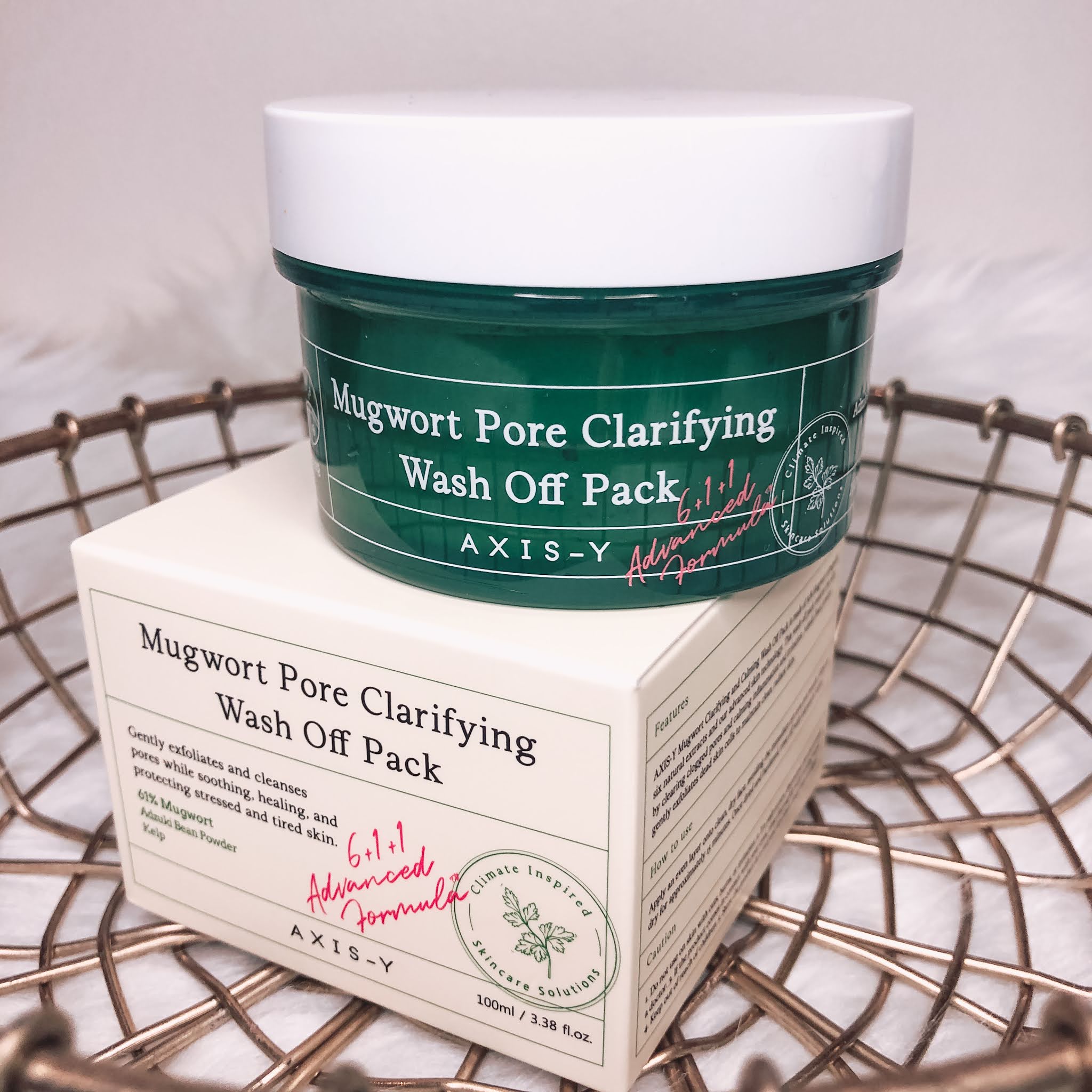 Mặt Nạ Rửa AXIS-Y Mugwort Pore Clarifying Wash Off Pack