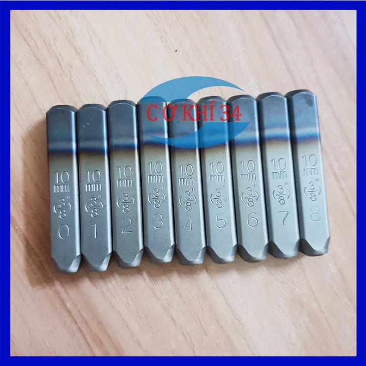 Bộ đóng số đục số 10mm - XUÔI