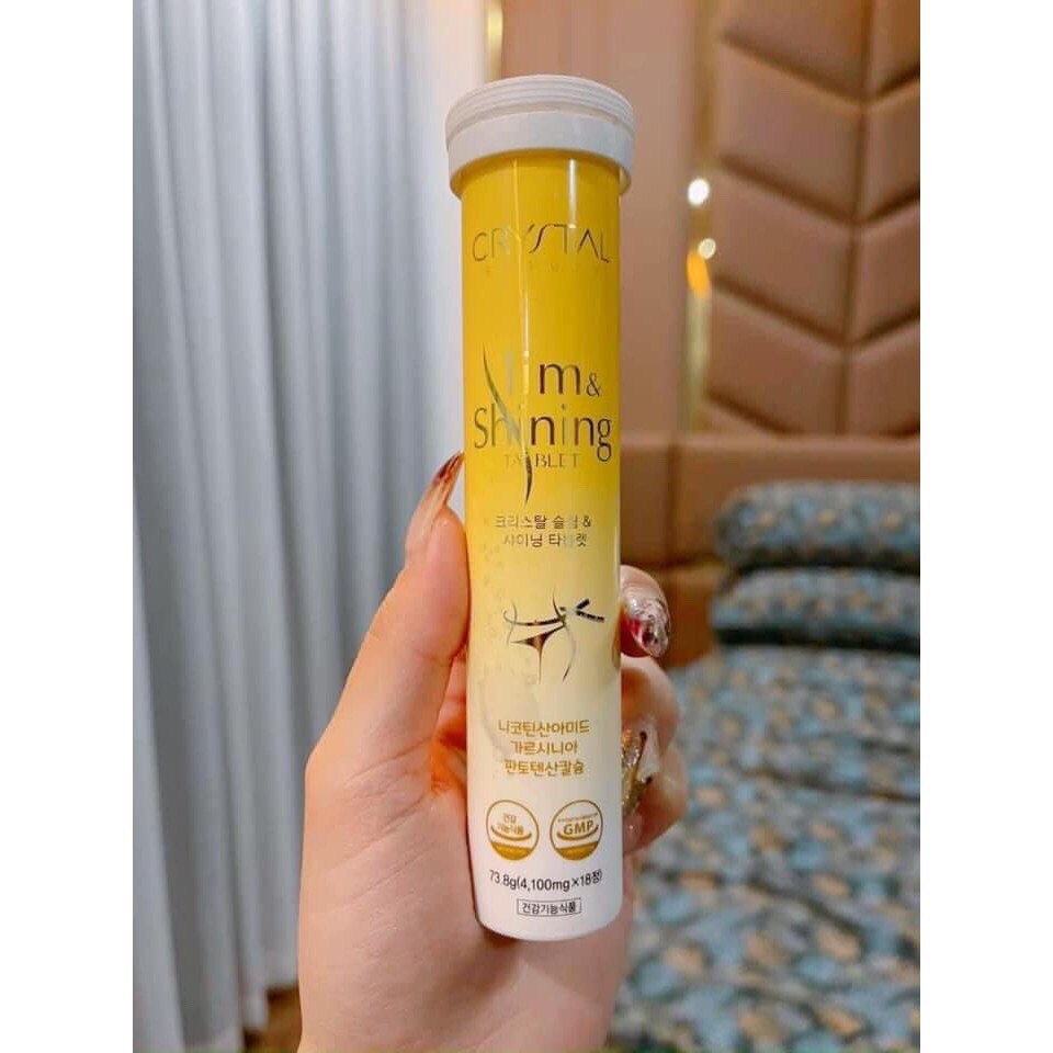 [Chính hãng] Viên Sủi giảm cân Crystal Slim Hàn Quốc