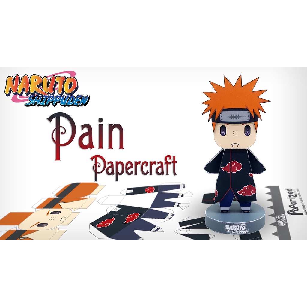 Mô hình giấy Anime Chibi Pain - Naruto Shippuden OS27