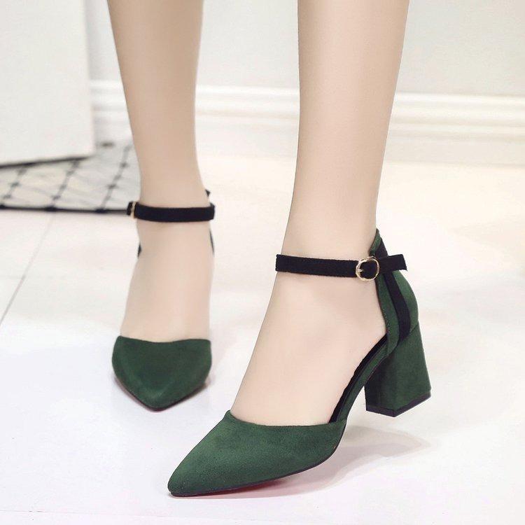 [HCM]giày cao gót viền 7p nhung khosi.net