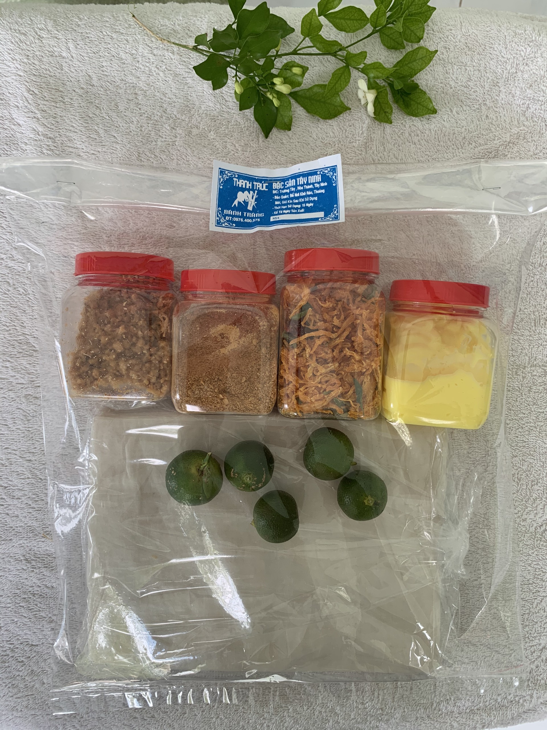 (Combo3_900gr)Bánh Sương+Khô Gà+Bơ+Muối Nhuyễn+Hành Phi