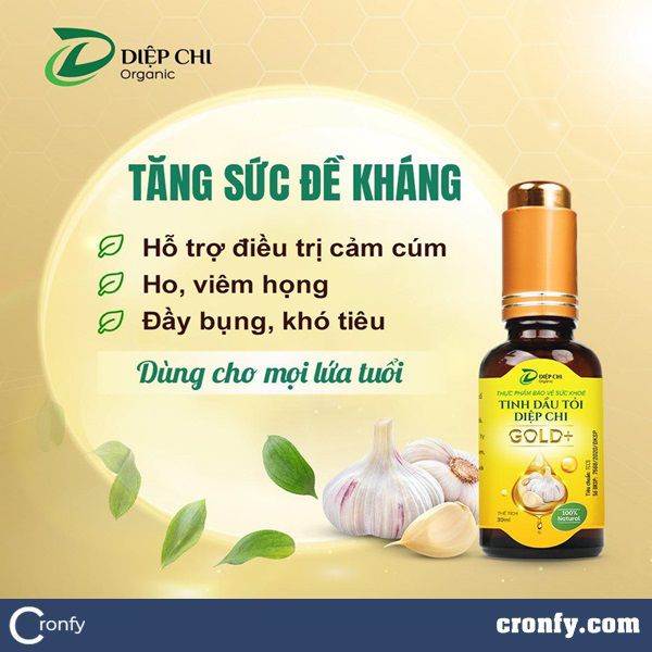 Tinh dầu tỏi diệp chi gold +