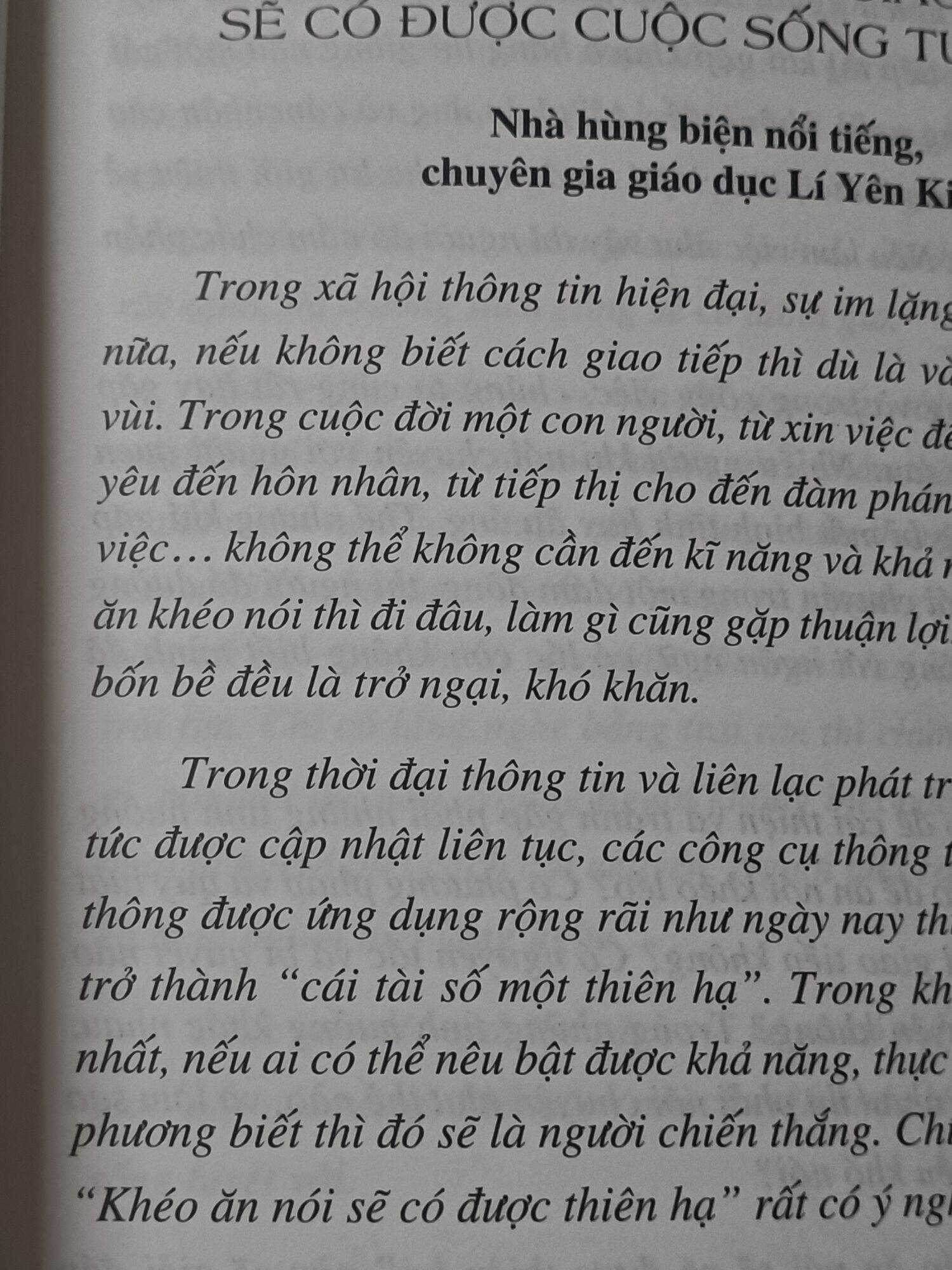 Khéo Ăn Nói Sẽ Có Được Thiên Hạ