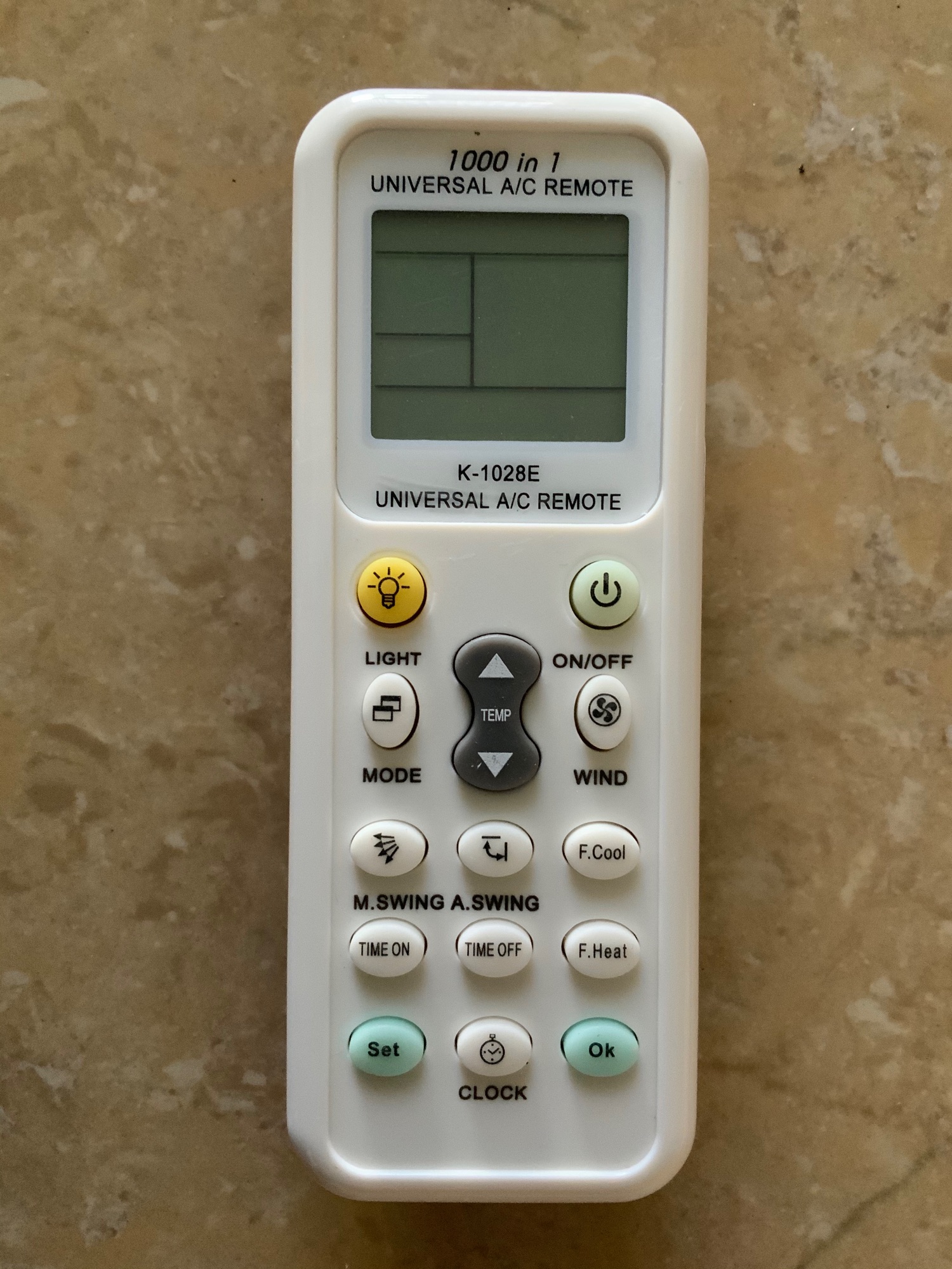Điều khiển điều hoà đa năng K-1028E