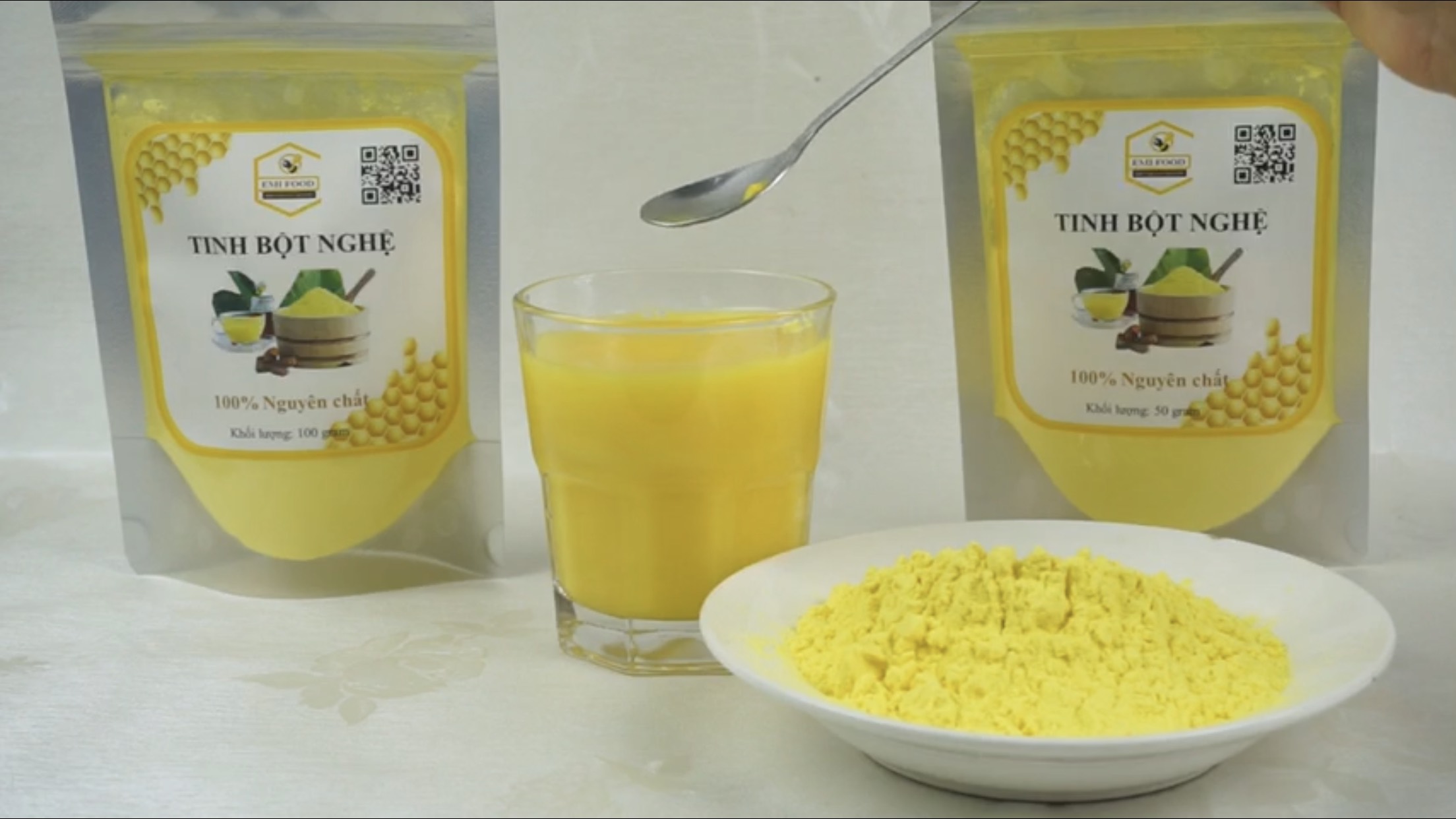 Tinh Bột Nghệ Nguyên Chất Đăk Lăk 50 gram