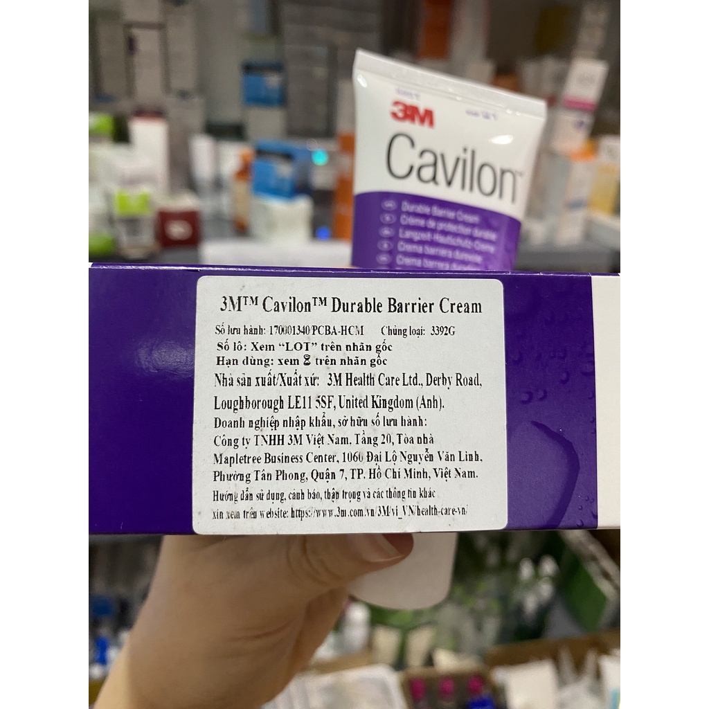 KEM BẢO VỆ DA - 3M Cavilon Durable Barrier Cream