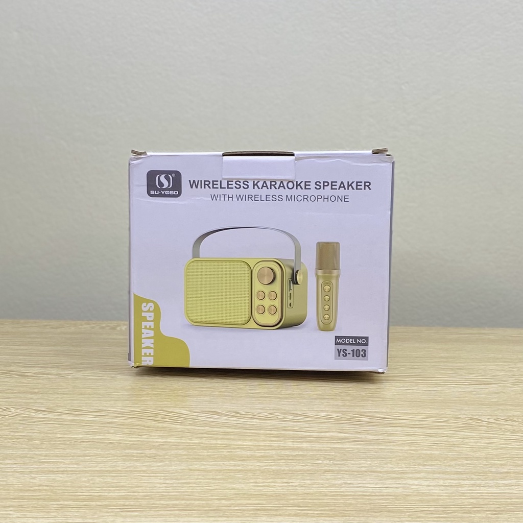 Loa Karaoke Bluetooth YS-103 Kèm 1 Micro Không Dây