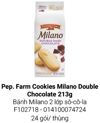 BÁNH QUY CHESSMEN PEPPERIDGE FARM 206G