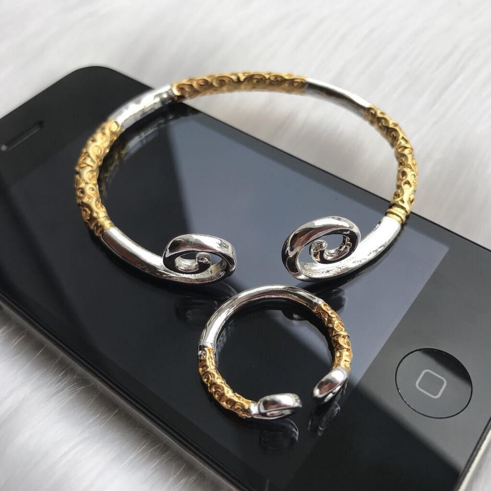 Nhẫn kim cô chỉ vàng J544