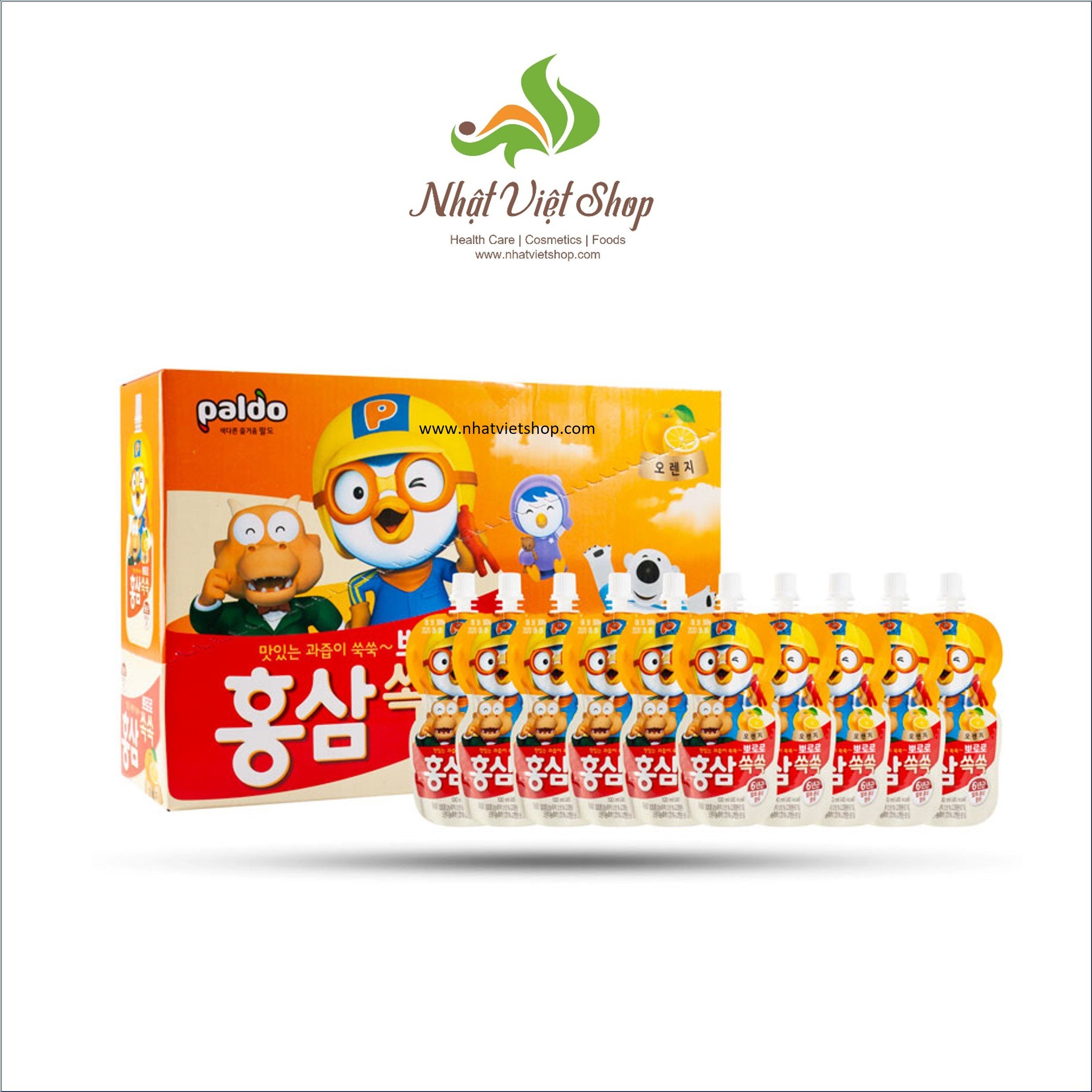 Nước Ép Trái Cây Paldo Pororo Korea