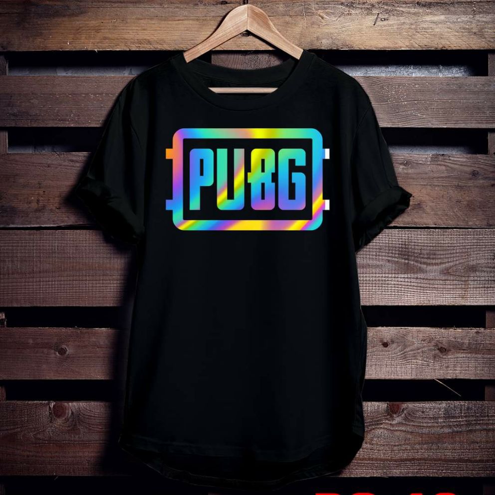Áo thun tay ngắn phản quang 7 màu pubg