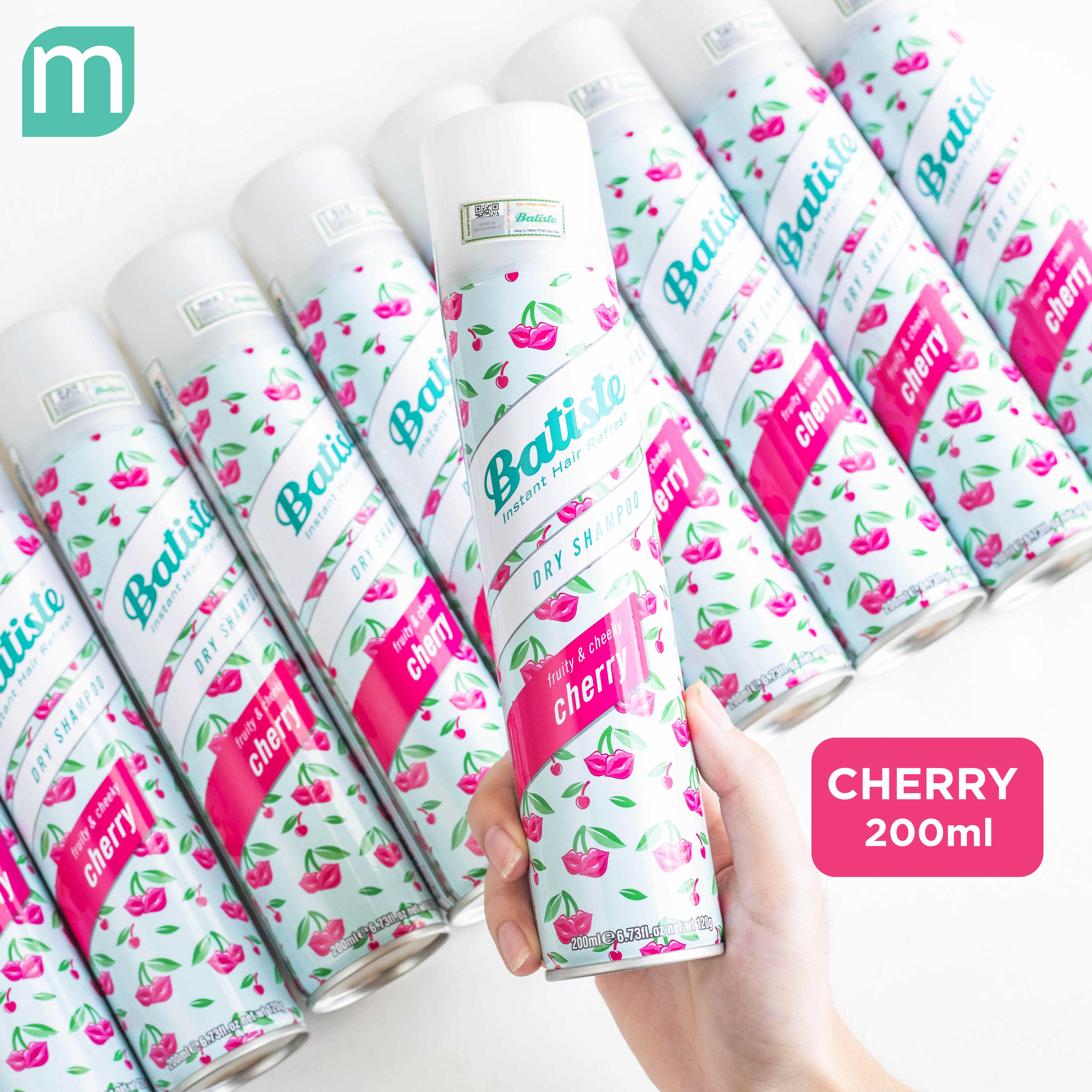 Dầu Gội Khô Batiste Dry Shampoo 200ml