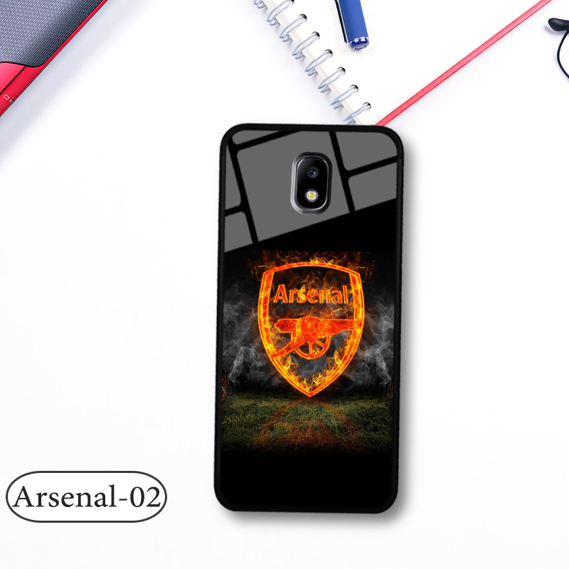 Ốp lưng kính 3D Samsung J3 Pro 2018 hình đội bóng