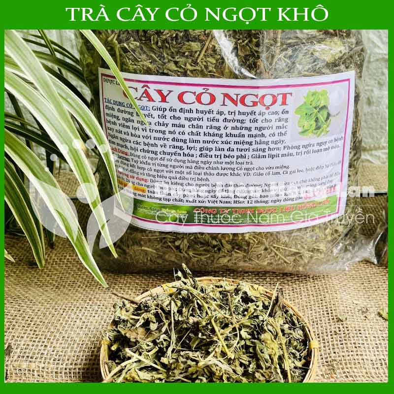 Cây cỏ ngọt khô đóng gói 1kg - công ty tnhh dược liệu hồng lan